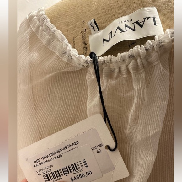 LANVIN SLEEVELESS MAXI DRESS - Picture 2 of 5